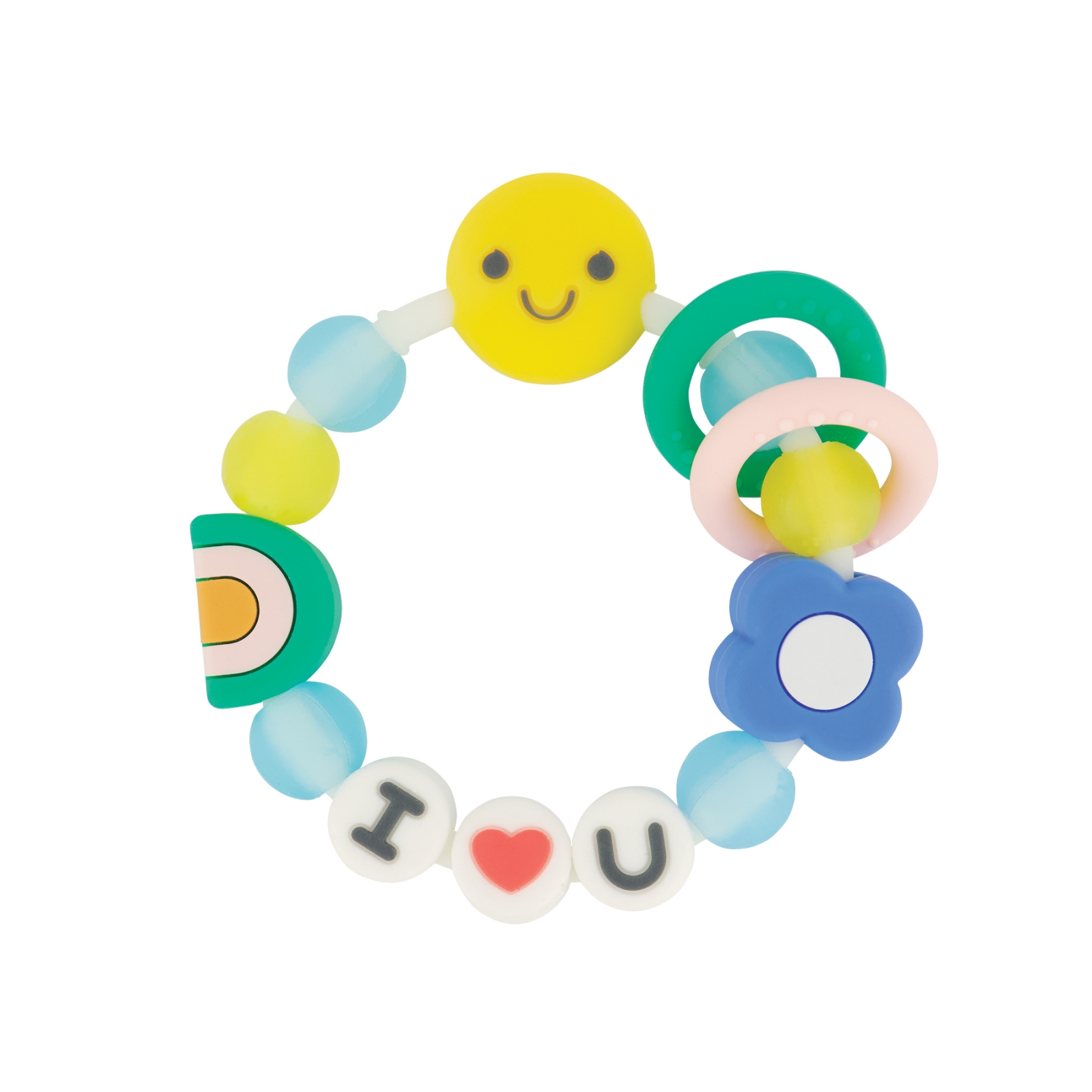 Силиконова бебешка гризалка, Infantino, Обичам те