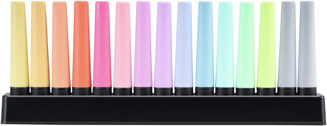 Комплект текст маркери, Stabilo, Boss Original Pastel Deskset ST7015-02-5, 15 цвята