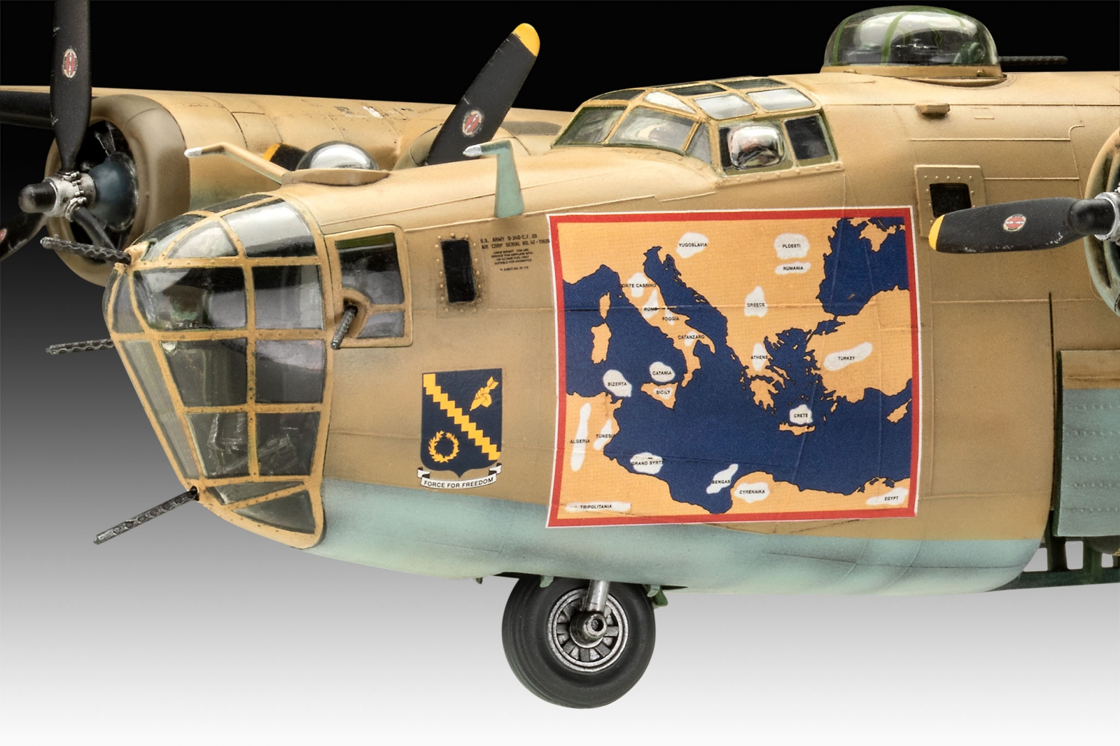 Сглобяем модел B-24D Liberator, 197 части
