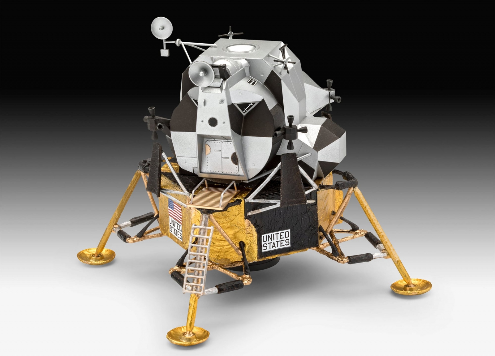 Сглобяем модел Apollo 11, Лунен модул Eagle, 75 части