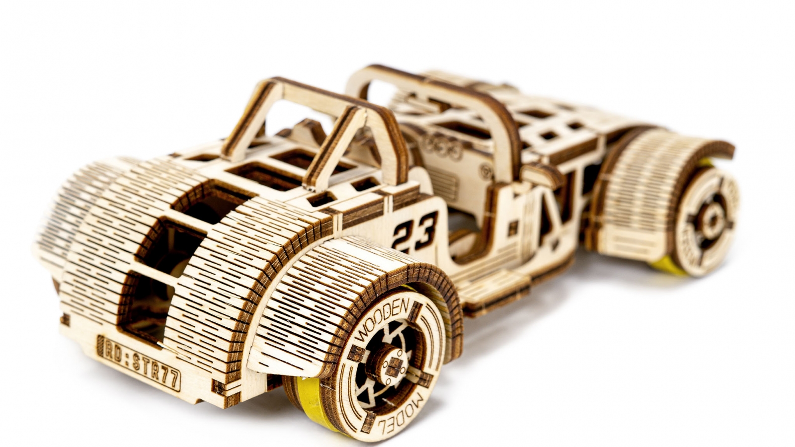 Wooden model kit, Revell, Little Adventures, Roadster, 111 parts