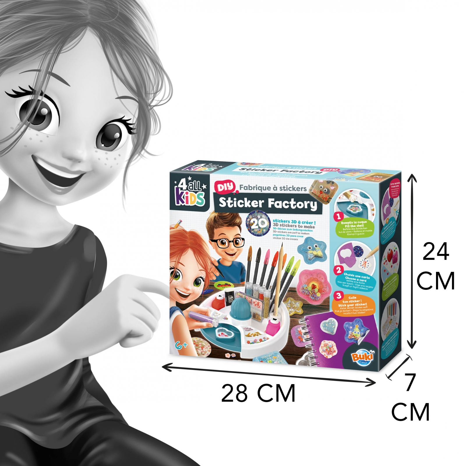 Creative kit, Buki France, Sticker Factory