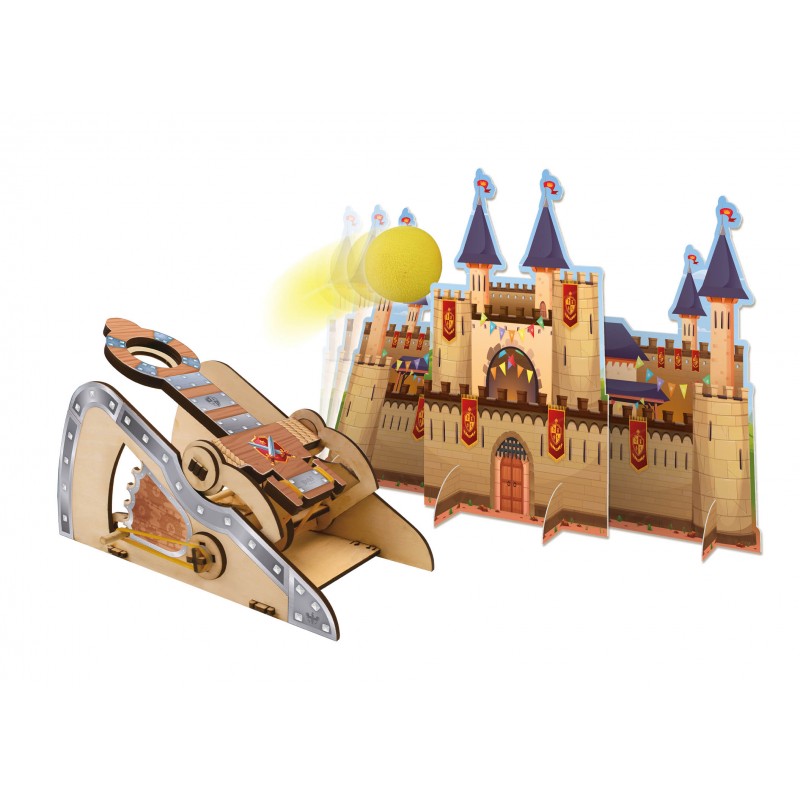 Educational assembly game, Buki, DIY catapult