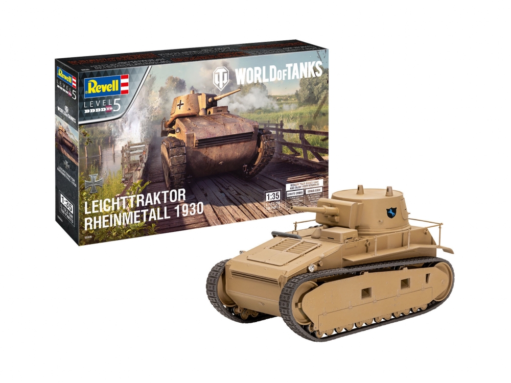 Сглобяем модел World of Tanks, Leichttraktor Rheinmetall 1930, 189 части