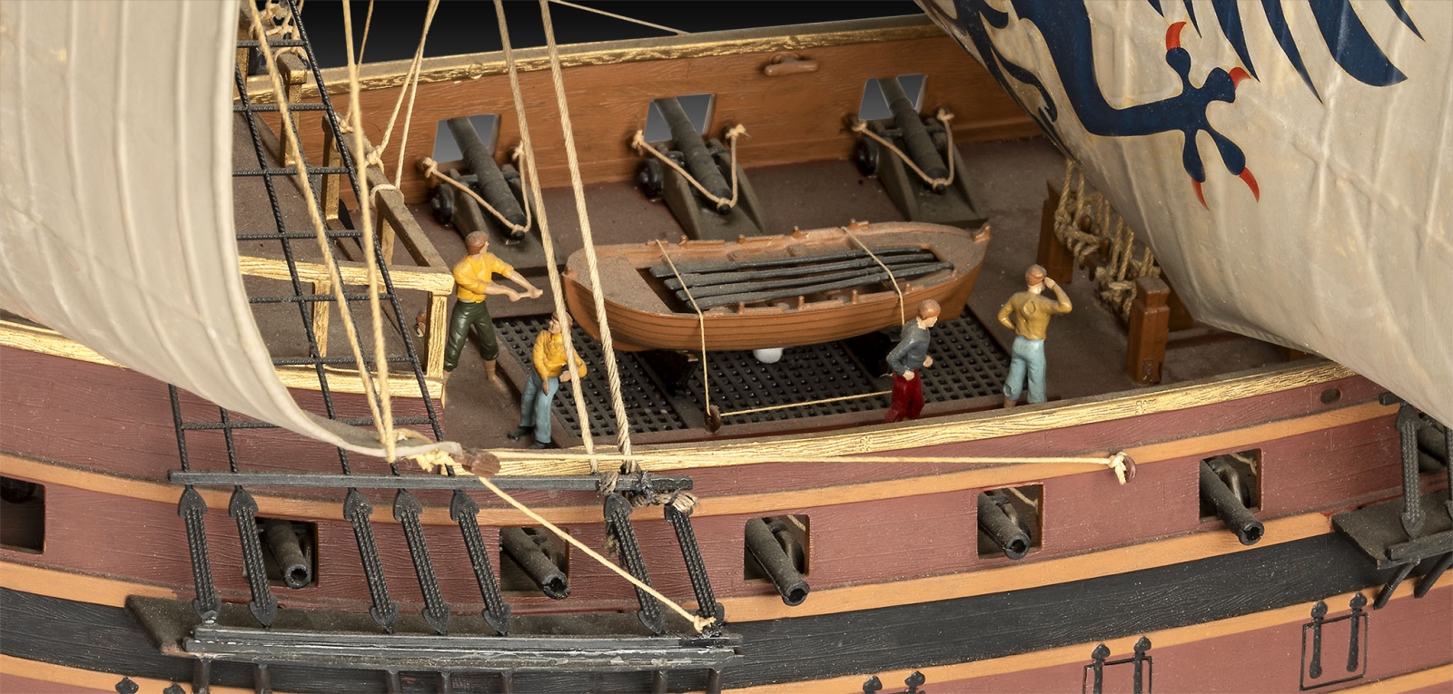 Assembly model, Revell, Spanish Galleon Ship, 306 parts