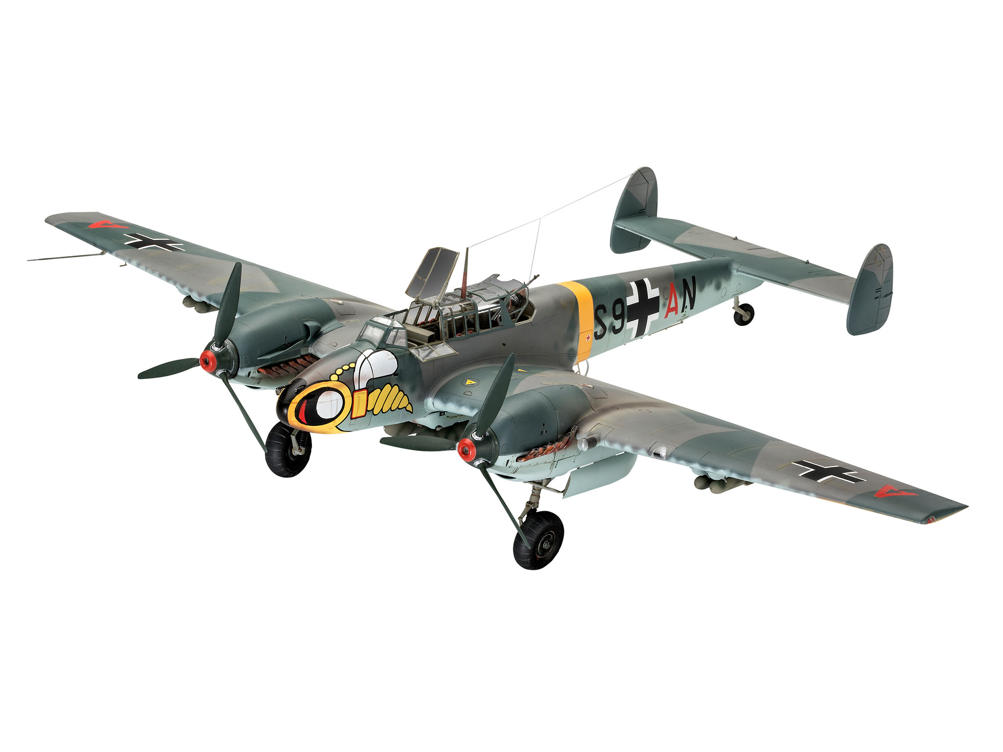 Месершмит  Bf110 C-2/C-7 - сглобяем модел