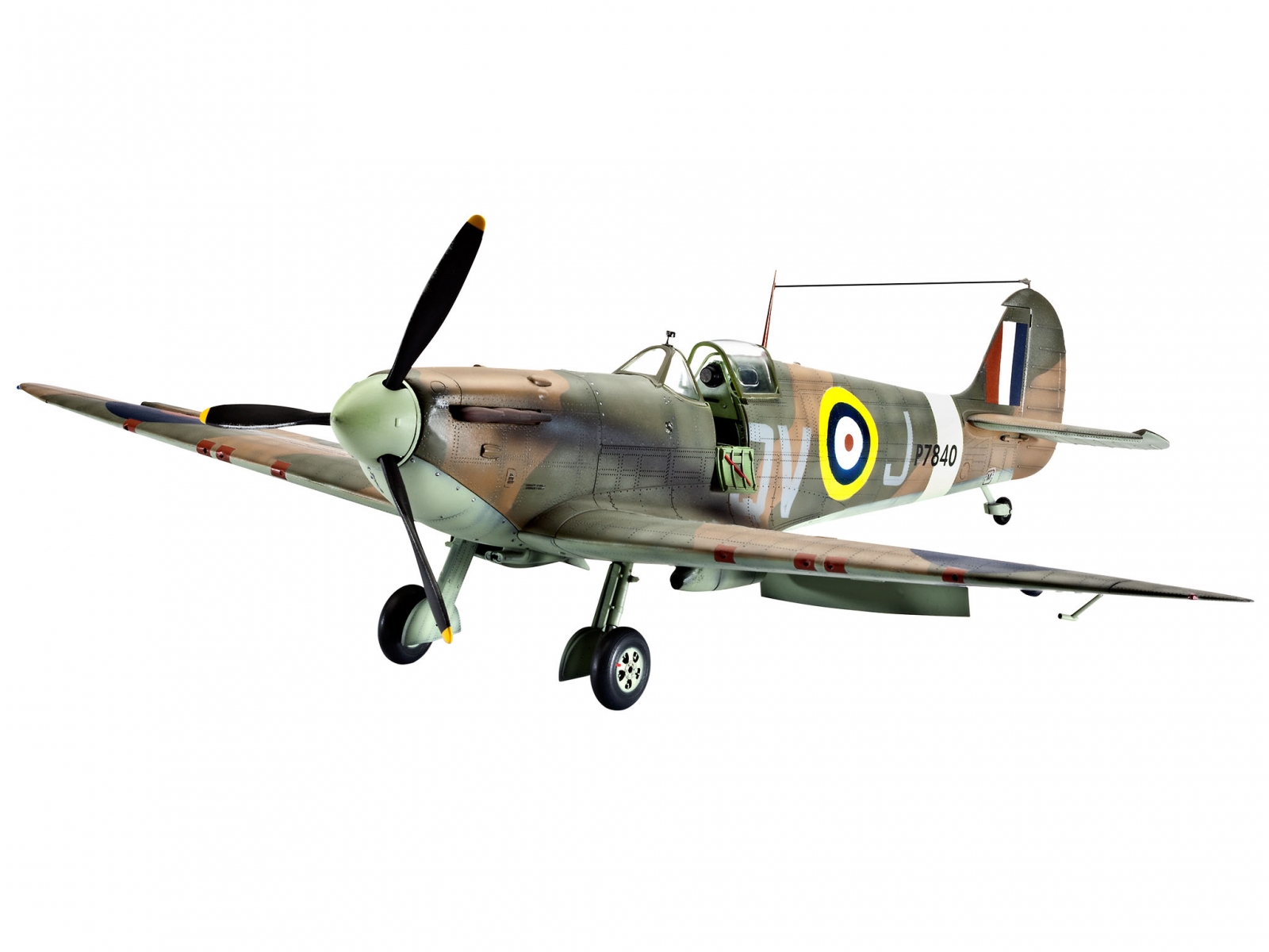 Сглобяем модел Самолет Supermarine Spitfire Mk.IIa, 131 части