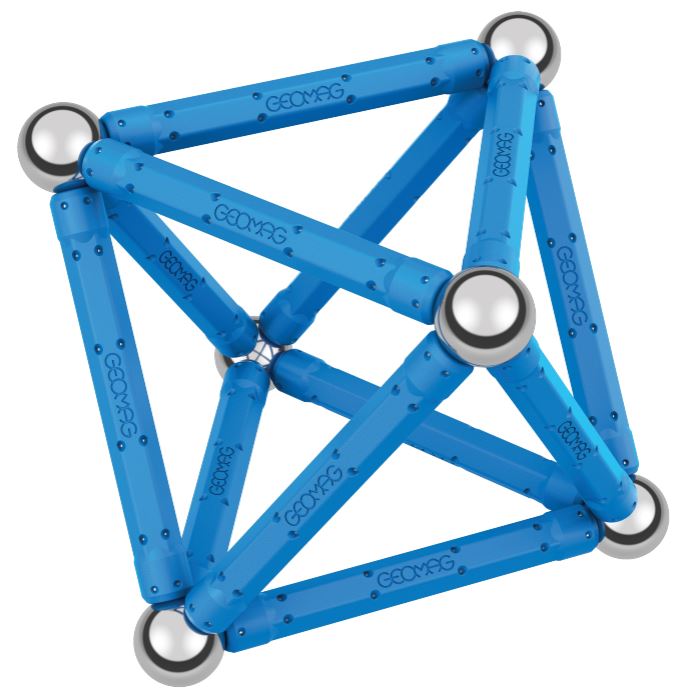 Magnetic constructor, Geomag, Classic Geometry, 48 pieces
