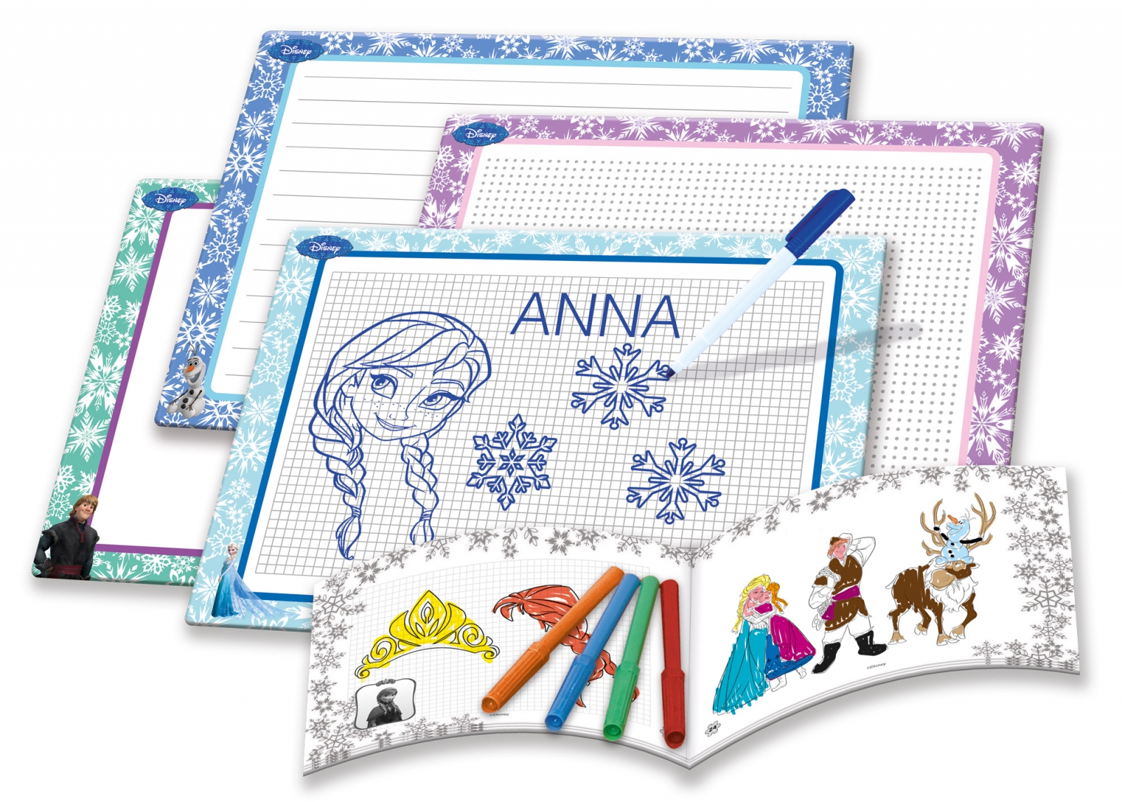 Творчески комплект, Lisciani, Frozen, Училище по рисуване