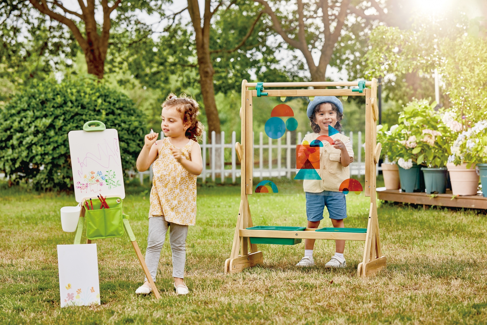 Статив за рисуване с аксесоари, Hape, 14 части
