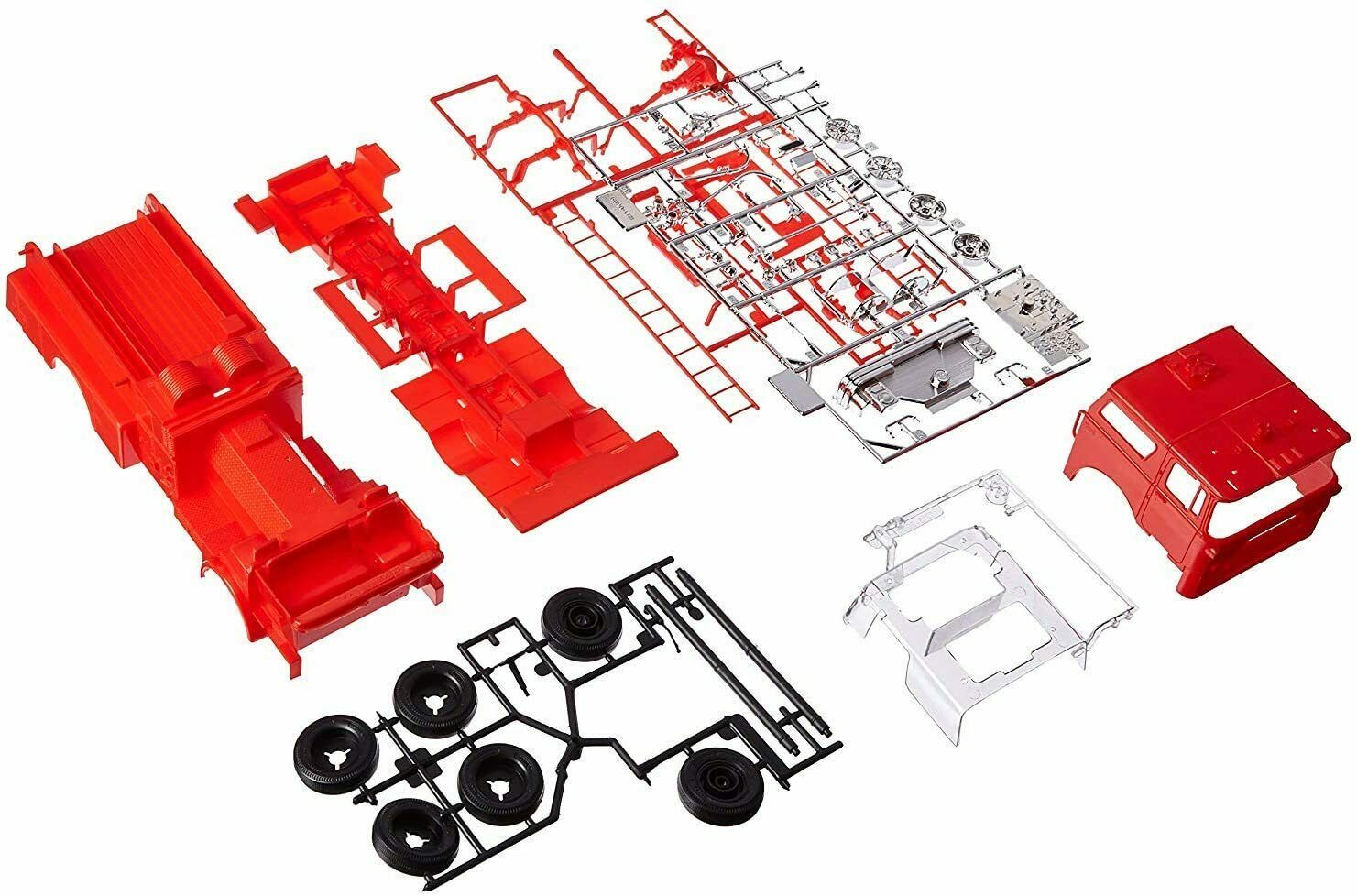 Assembled model Fire truck, Mack, 60 parts