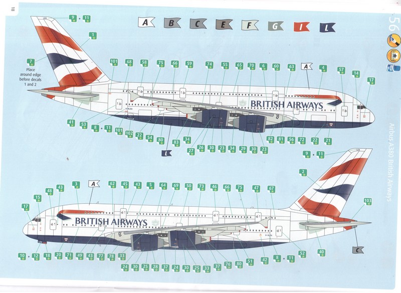 Аирбъс A380-800 сглобяем модел