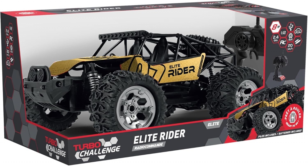 Radio-controlled Buggy, MGM, Elite Rider, Metal, 1:12