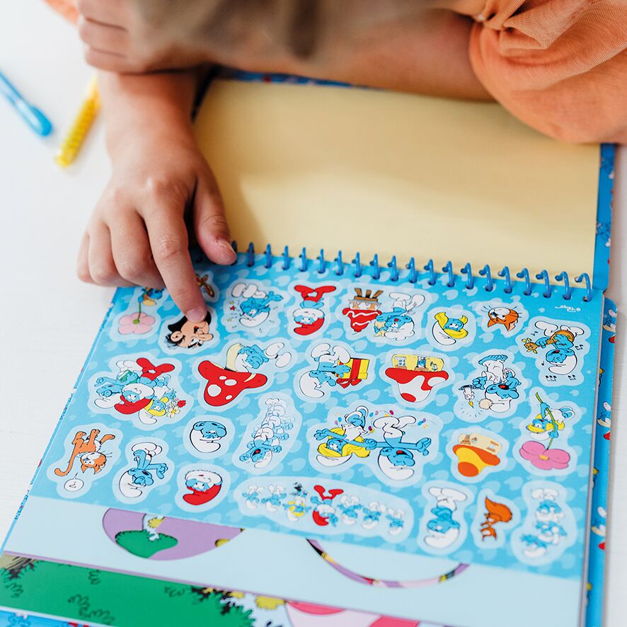 Творчески комплект, Totum, Smurfs, Книжка с активности