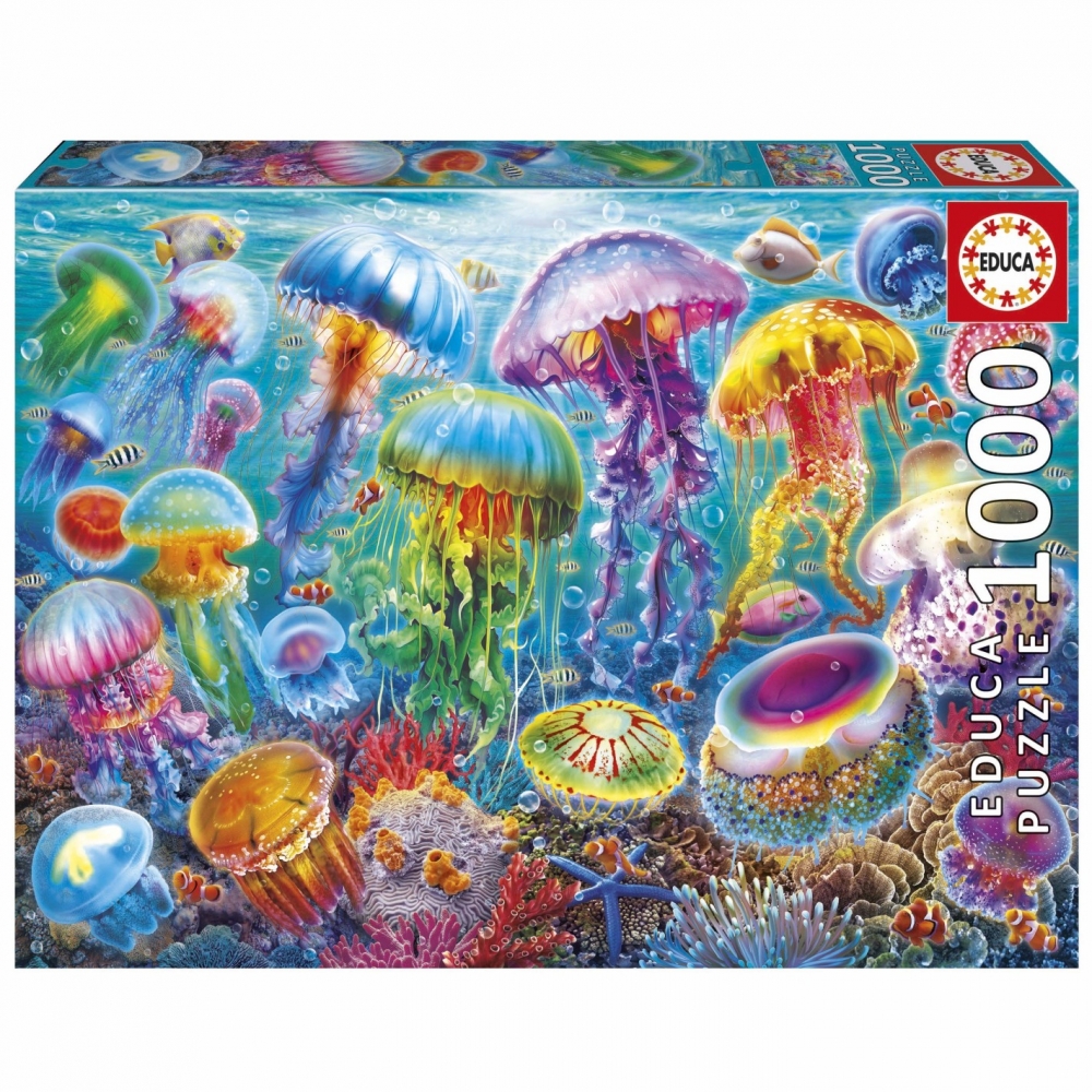 Пъзел, Educa, Медузи, 1000 части