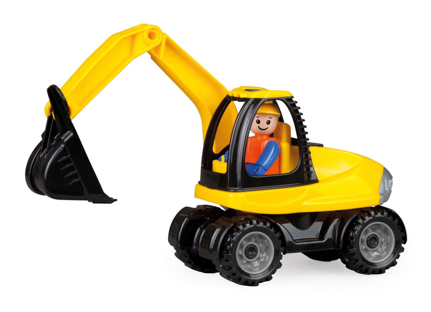 Количка за игра, Lena, Багер, Truckies, 25 см