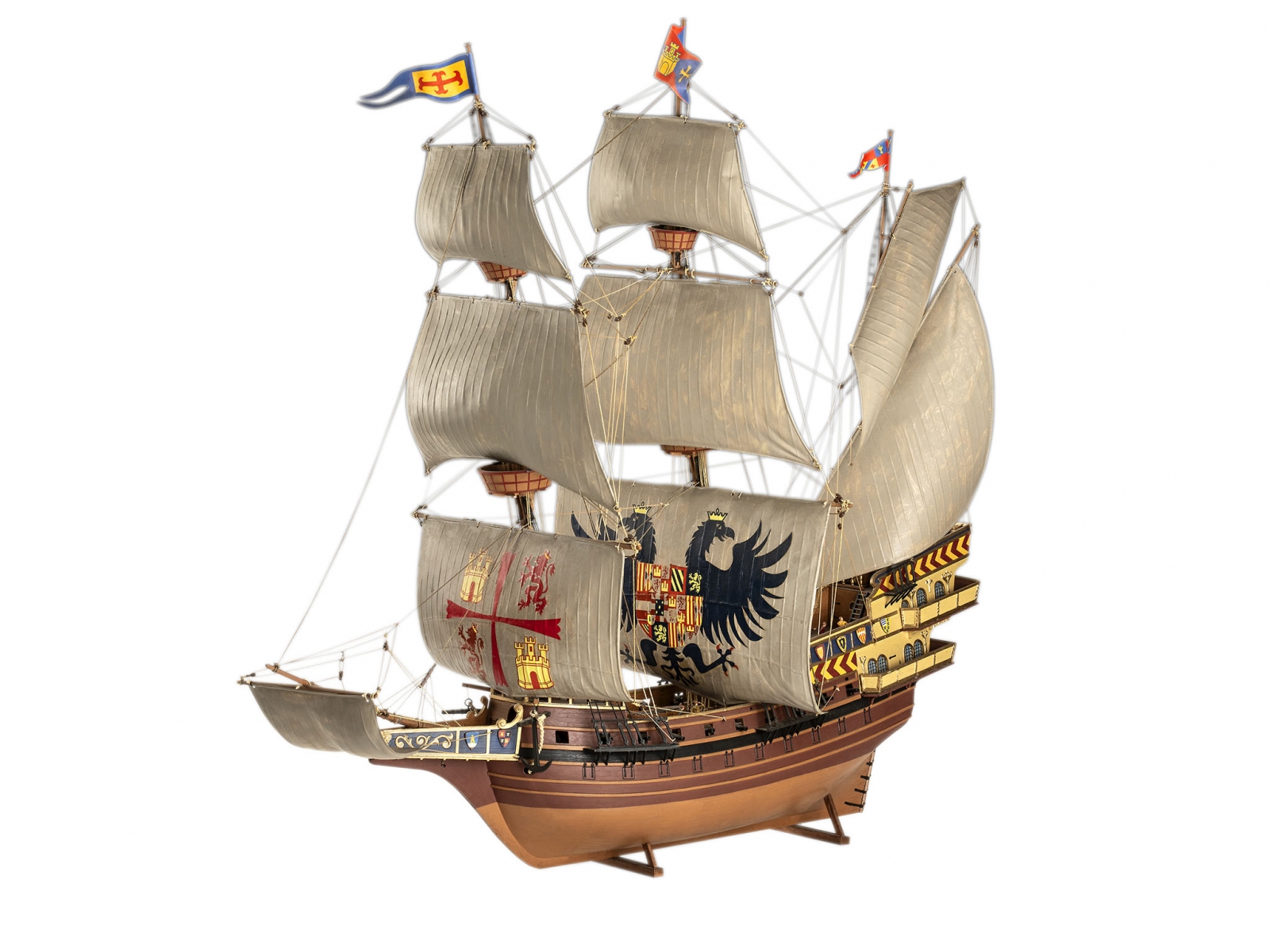 Assembly model, Revell, Spanish Galleon Ship, 306 parts