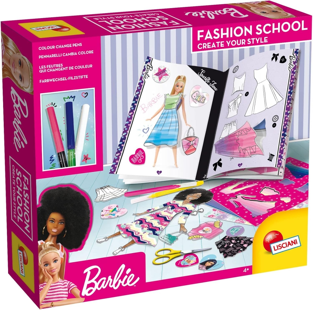 Creative set, Lisciani, Barbie, Fashion School