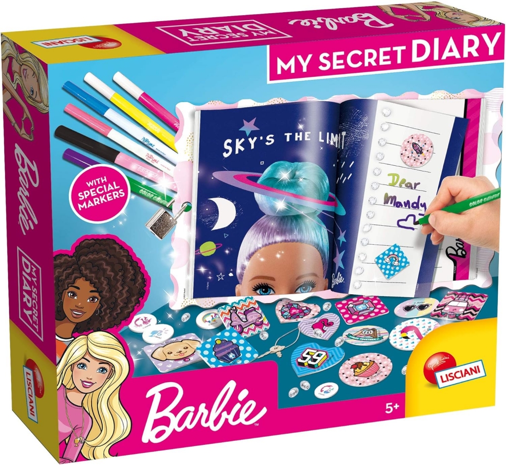 Creative set, Lisciani, Barbie, My Secret Diary