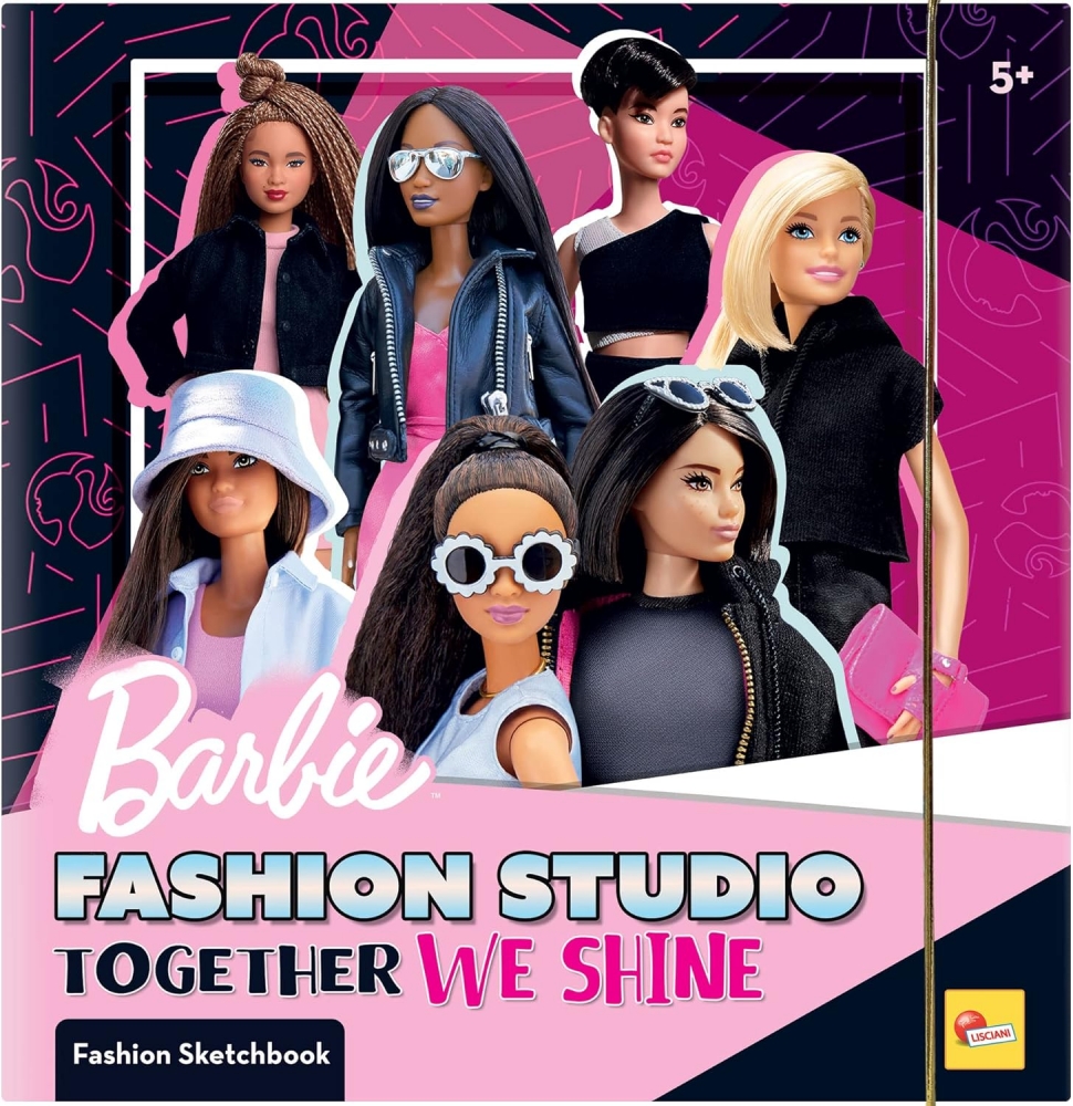 Creative set, Lisciani, Barbie, Fashion studio folder, Together we shine