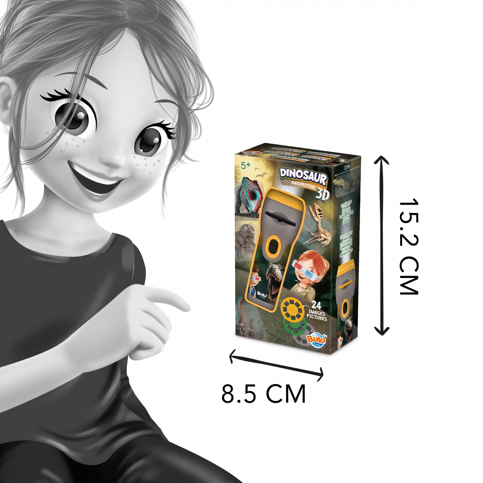 Projector 3D, Buki France, Dinosaurs