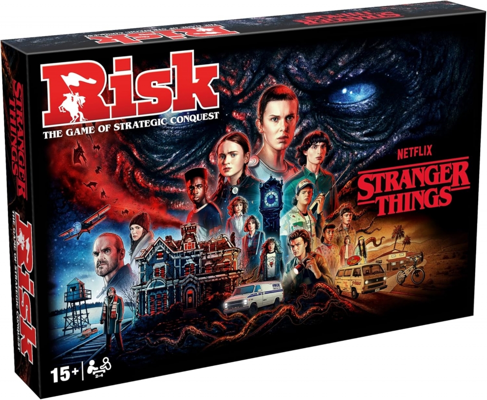 Strategy board game, Winning Moves, Risk, Stranger Things
