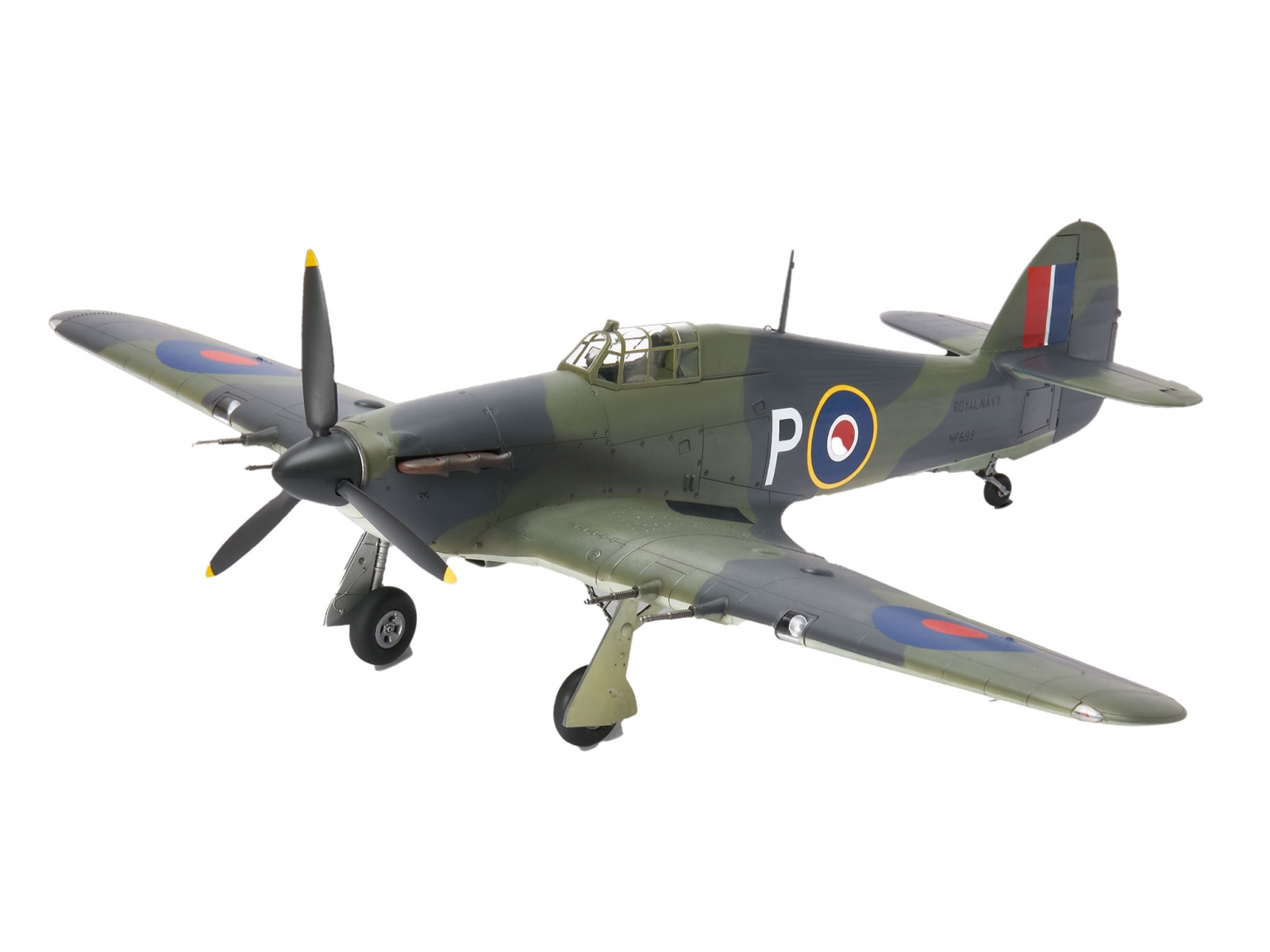 Assembly model, Revell, Hawker Sea Hurricane Mk.IIC fighter, 162 parts