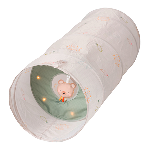 Интерактивна играчка, Taf Toys, Светещ тунел за игра, 45 х 120 см