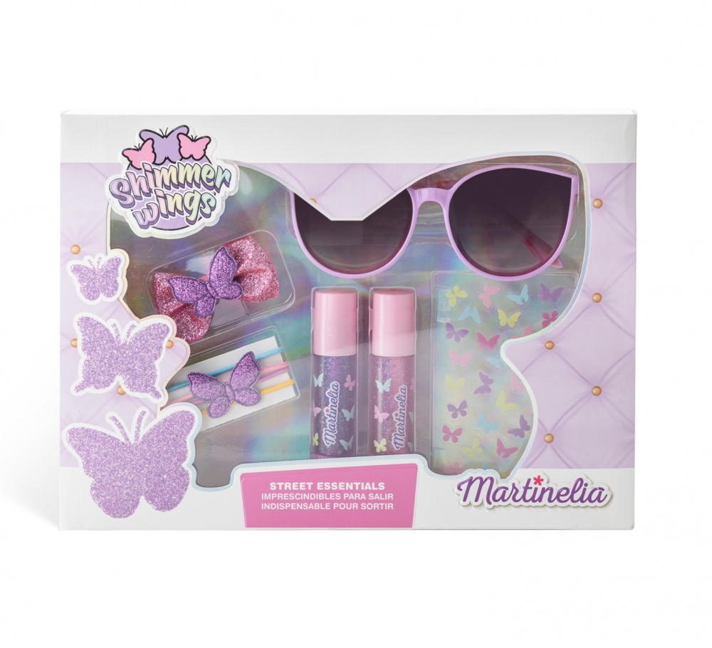 Козметичен комплект Shimmer Wings, Street Essentials, 9 части