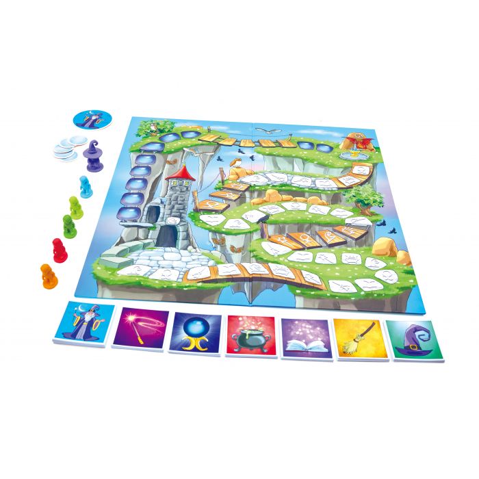 Board game, The Wizards' Contest, Hape, 84 pieces