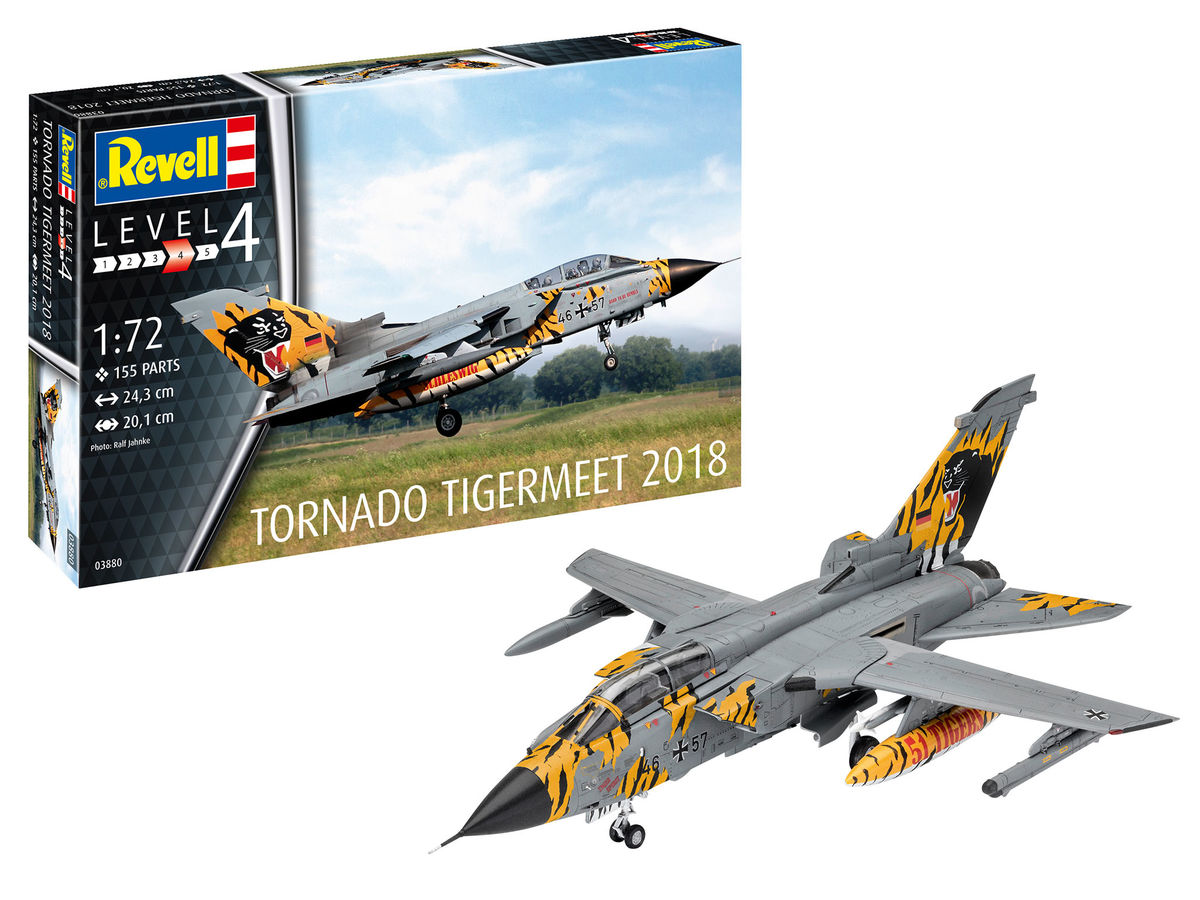 Сглобяем модел Германски изтребител Tornado ECR, Tigermeet 2018, 155 части