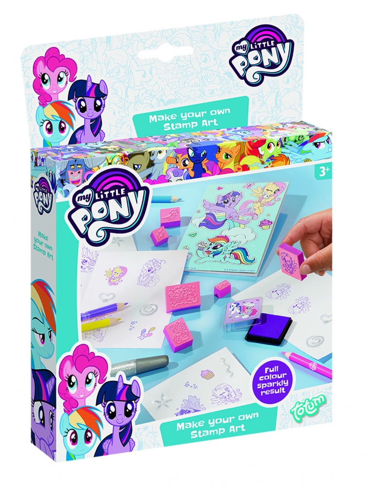 Творчески комплект, Totum, Декорирай сам с печати, Моето малко пони, 18 части