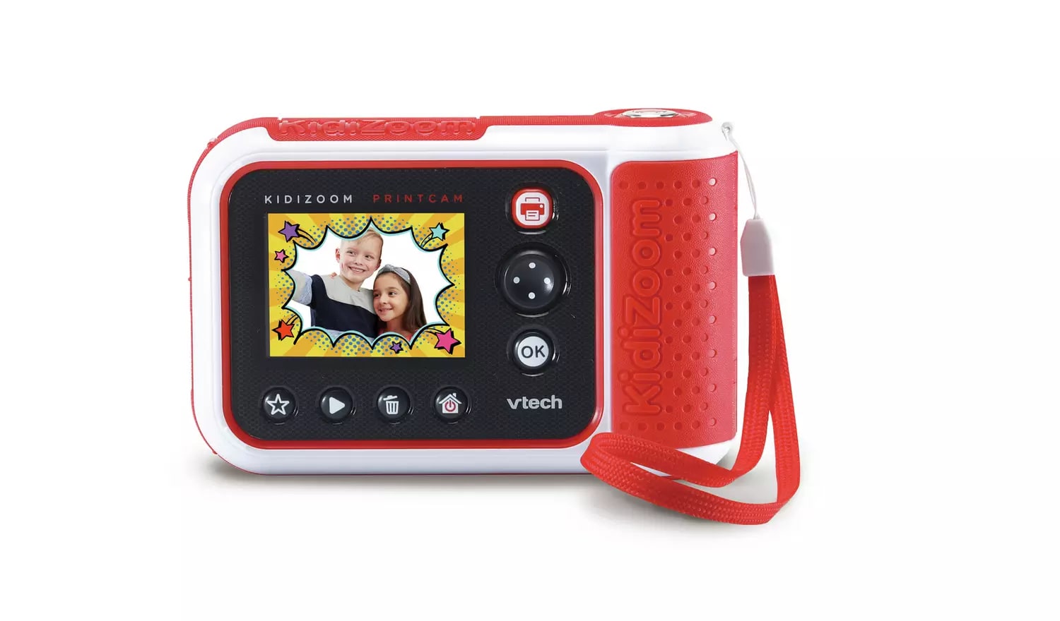 Интерактивна играчка Камера за моментни снимки 5MP, Червен