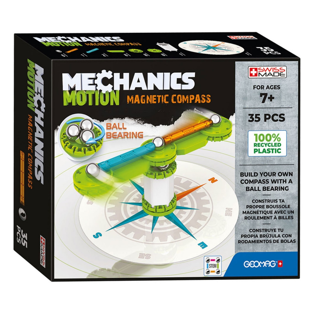 Магнитен конструктор Mechanics 766, Компас, 35 части