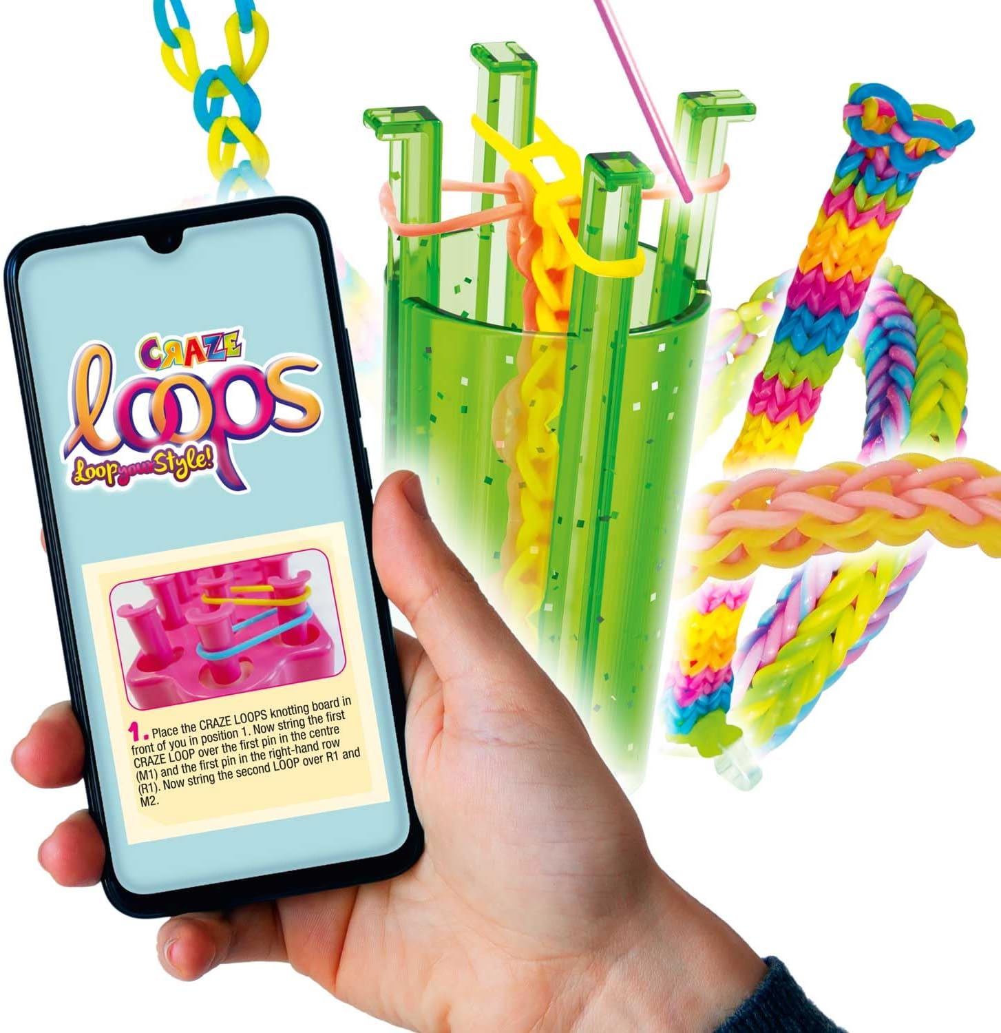 Творчески комплект, Craze, Loops, Направи си сам гривни с ластици