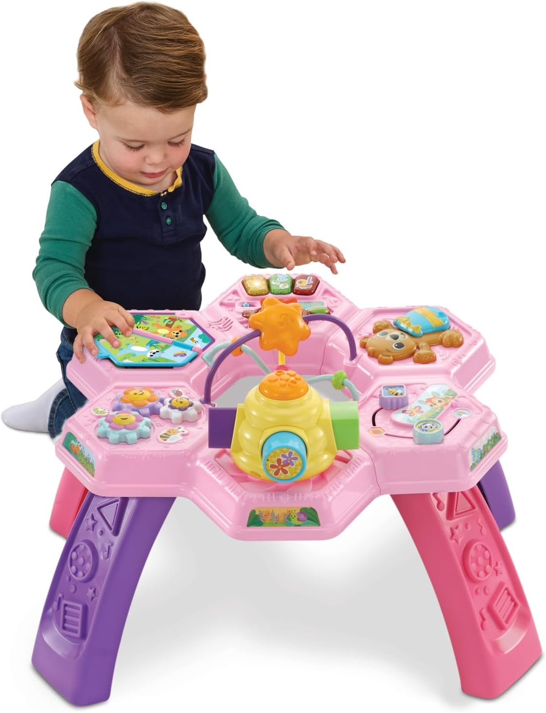 Интерактивна играчка, Vtech, Масичка за игра, Розова