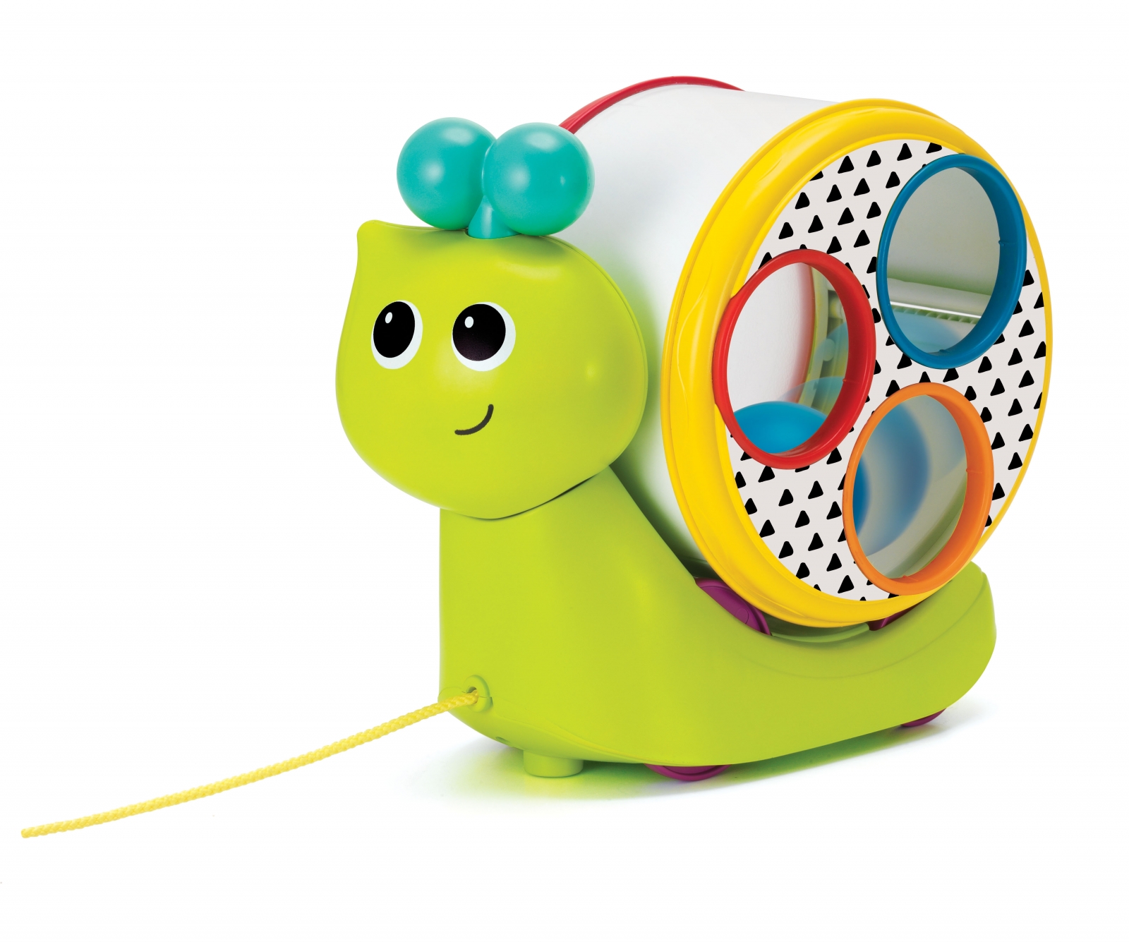 Играчка за дърпане 3 в 1, Infantino, Охлюв