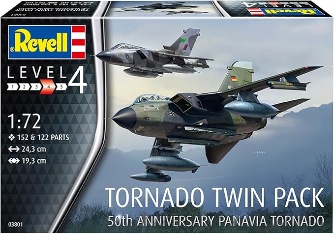 Assembly model, Revell, Set of two models for the 50th anniversary of the Tornado