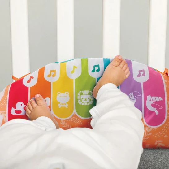Baby interactive pillow for tummy time play 3in1, Infantino, Piano fox