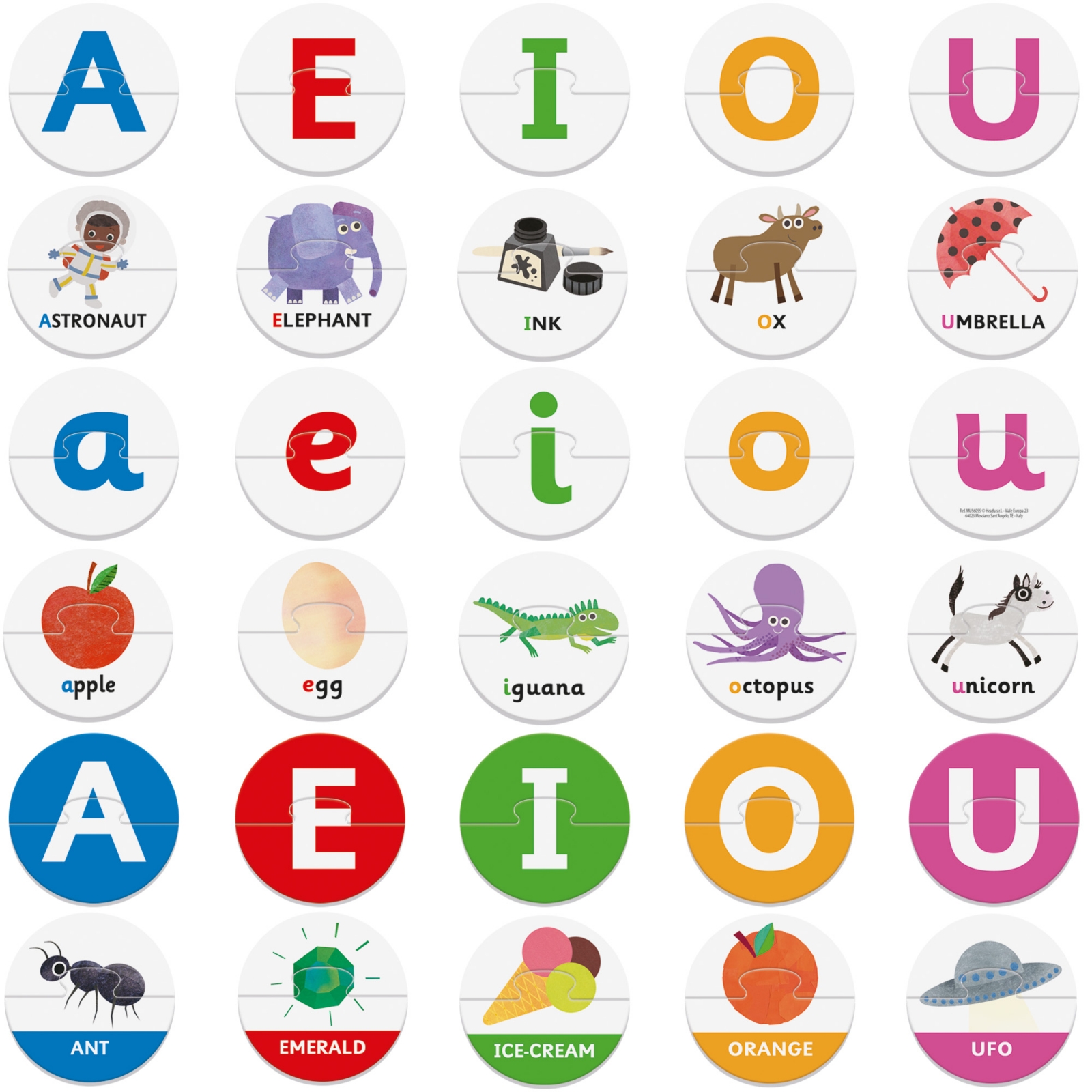 Образователна игра, Headu, Топки с букви