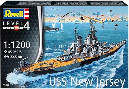 Assembly model, Revell, Battleship USS New Jersey