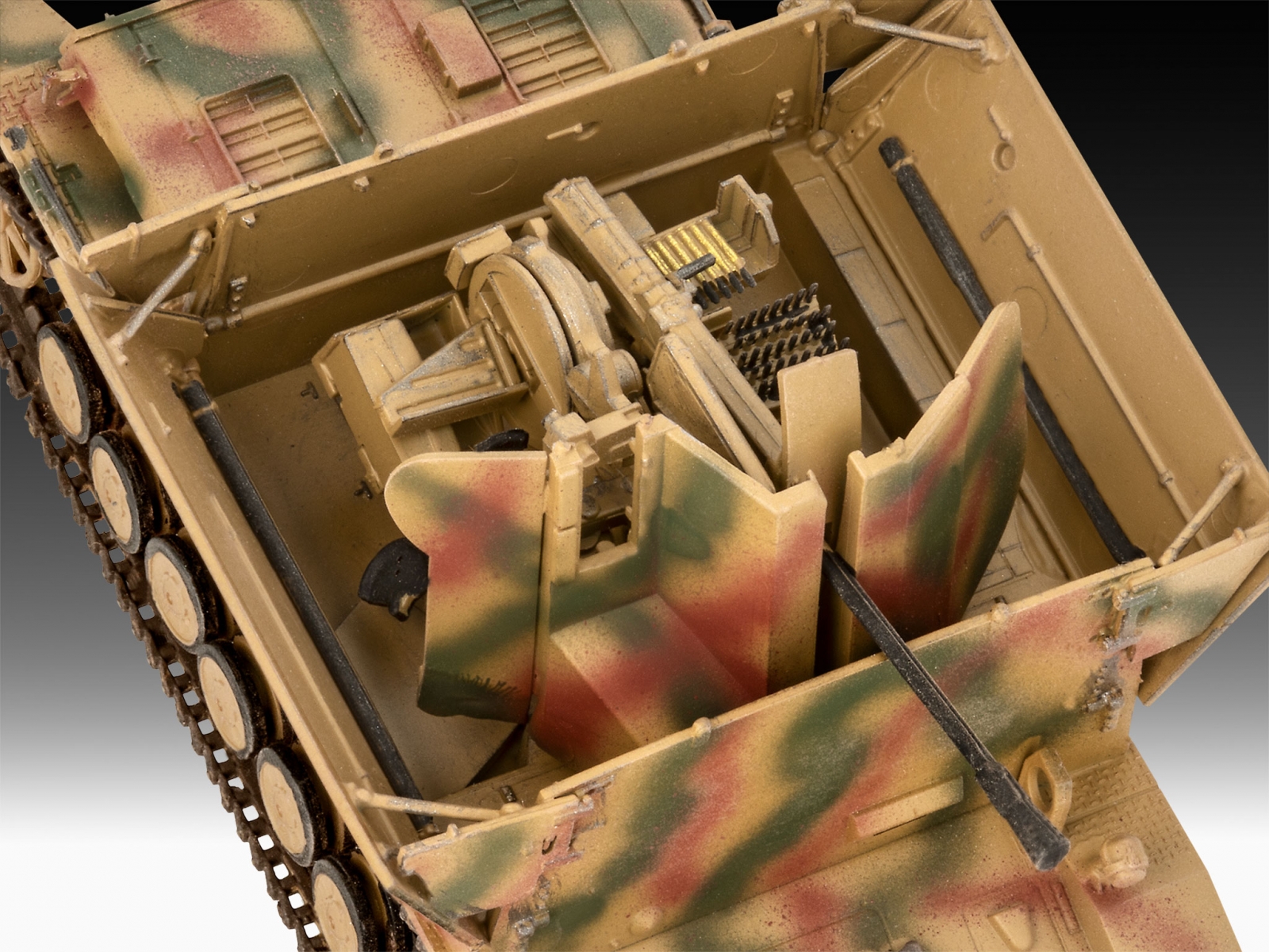 Assembly model, Revell, Flakpanzer IV Möbelwagen 3.7cm Flak 43 Tank, 144 parts