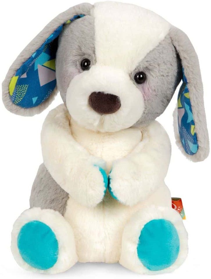 Плюшена играчка Куче, 30 cm, Бял