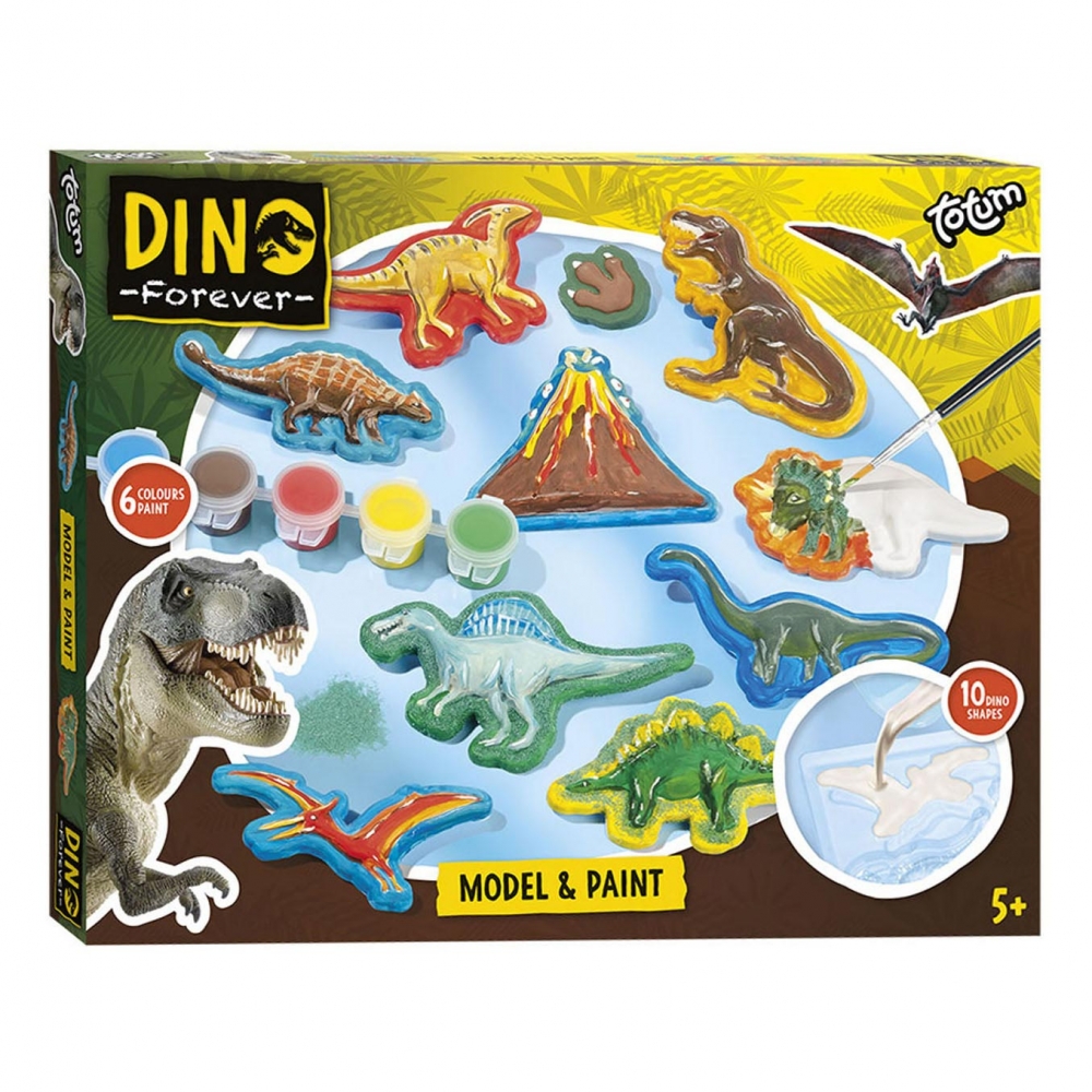 Creative set Totum DIY and paint plaster dinosaurs
