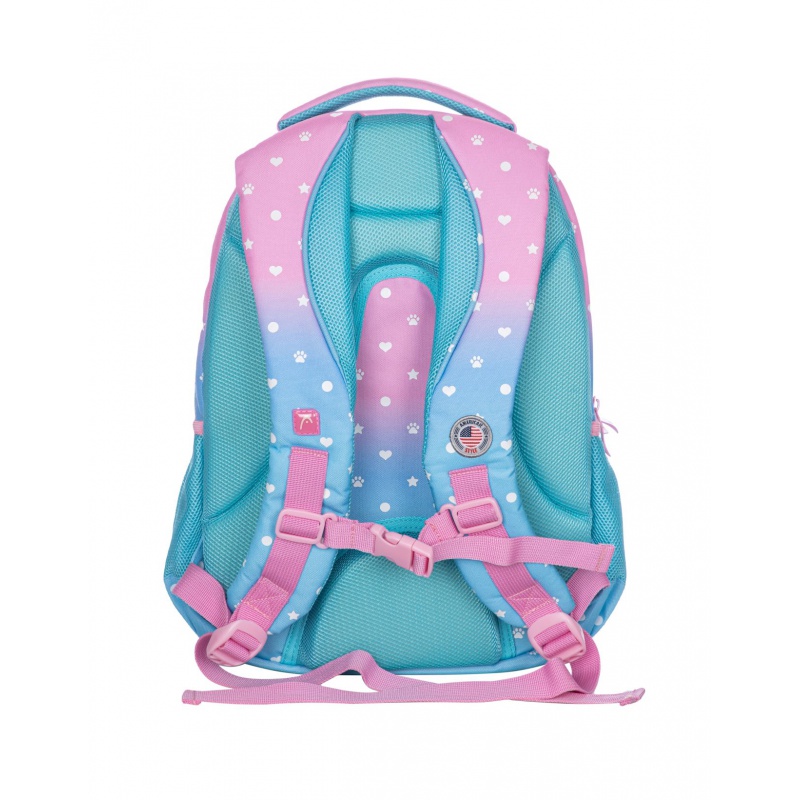 Раница Head AB420 Pastel Love сребърен ефект