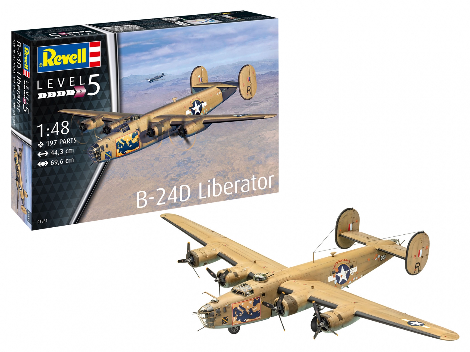Сглобяем модел B-24D Liberator, 197 части