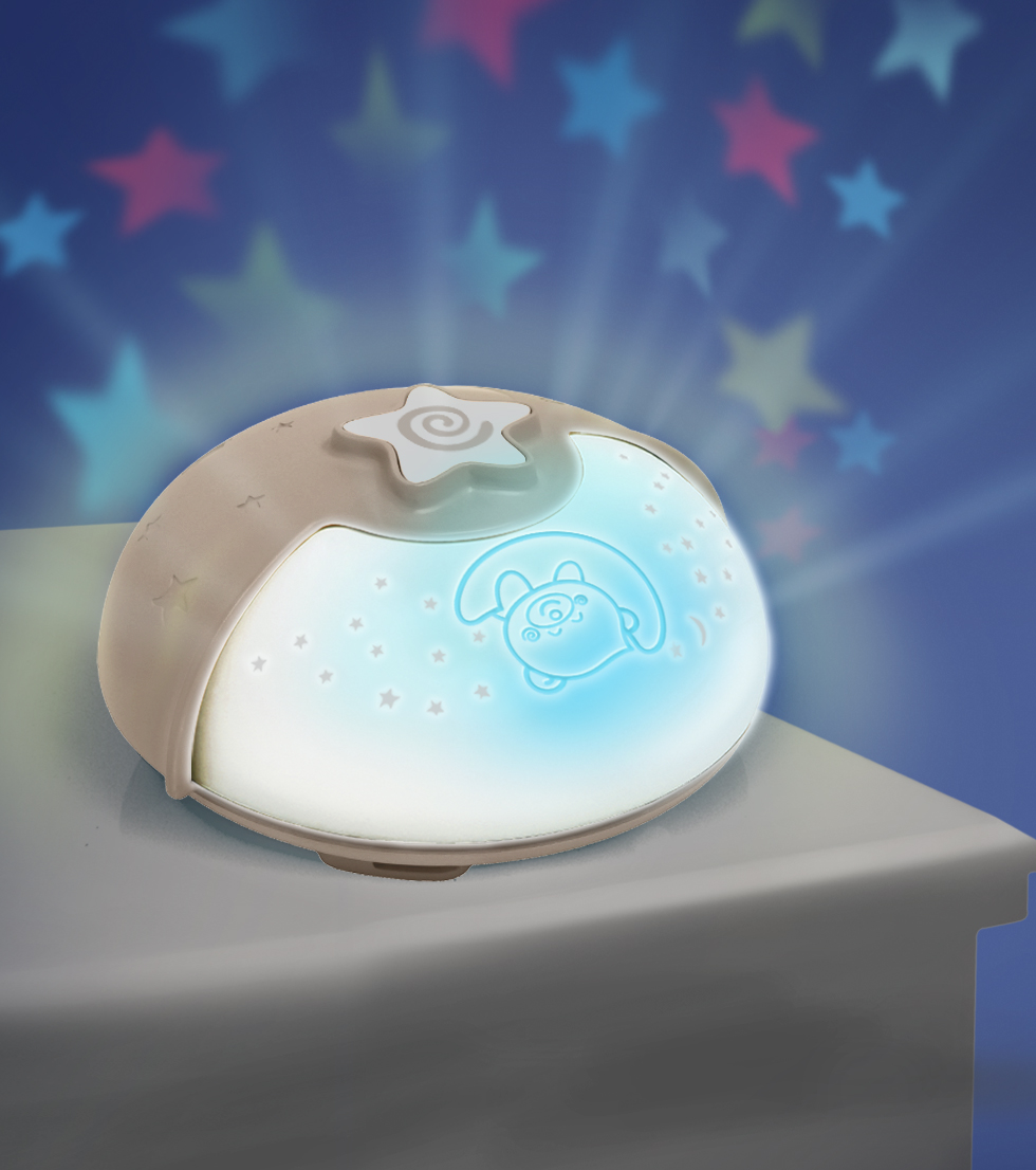 3-in-1 Soothing Light Projector, Infantino, Ecru