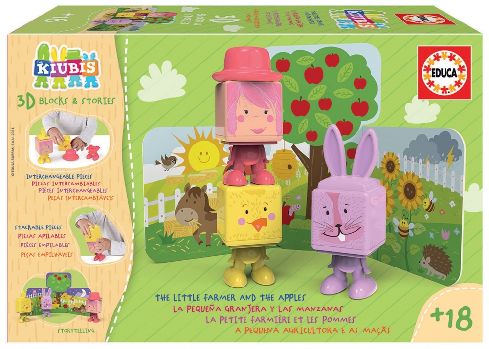 Образователна игра, Educa, The Kiubis, Малкият фермери и ябълките