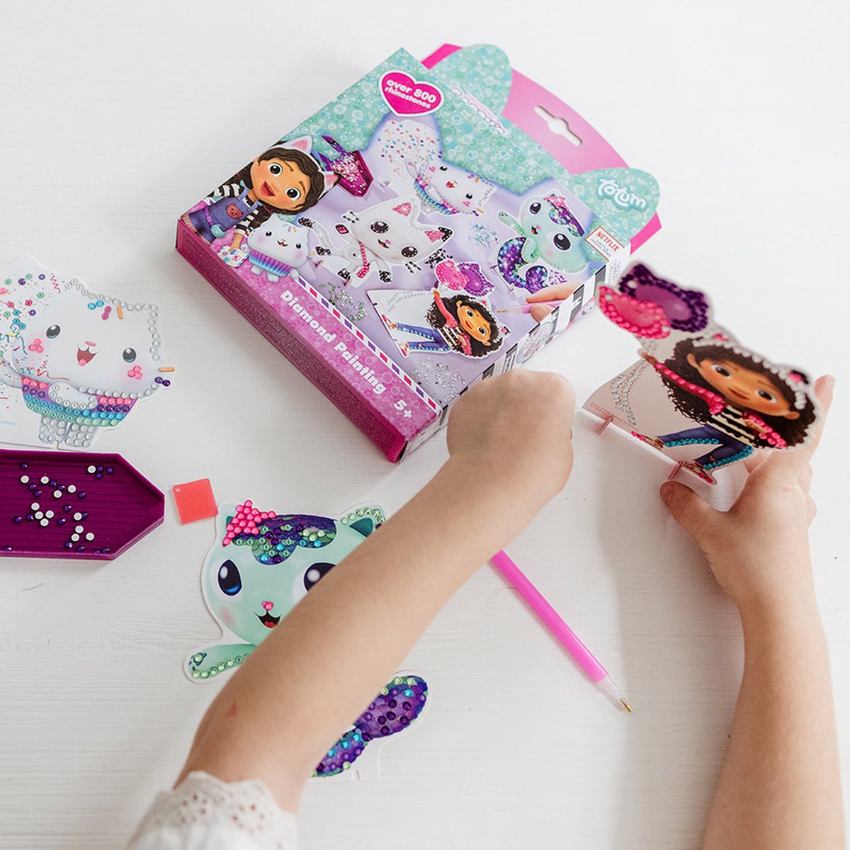 Творчески комплект Gabby′s Dollhouse, Направи сам диамантена бродерия