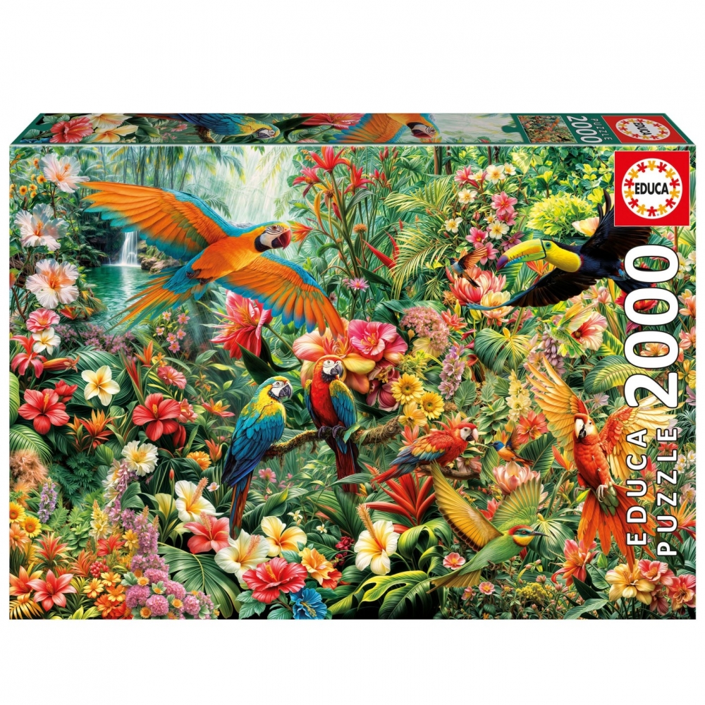 Puzzle, Educa, Amazon Birds, 2000 pieces